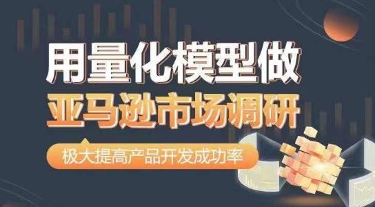 用量化模型做亚马逊市场调研，从数据出发，更高效更准确做判断，极大提高产品开发成功率-89网创