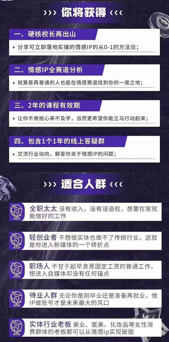 图片[1]-情感直播IP短视频全通大课，普通人的IP之路从情感赛道开始(18节-89网创
