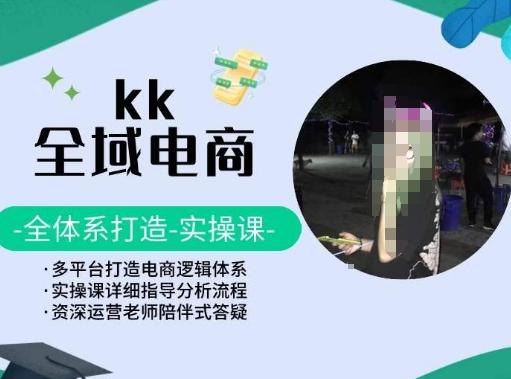 KK全域电商，全体系打造实操课，多平台打造电商逻辑体系-89网创