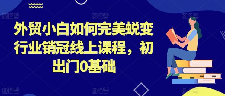 外贸小白如何完美蜕变行业销冠线上课程，初出门0基础-89网创