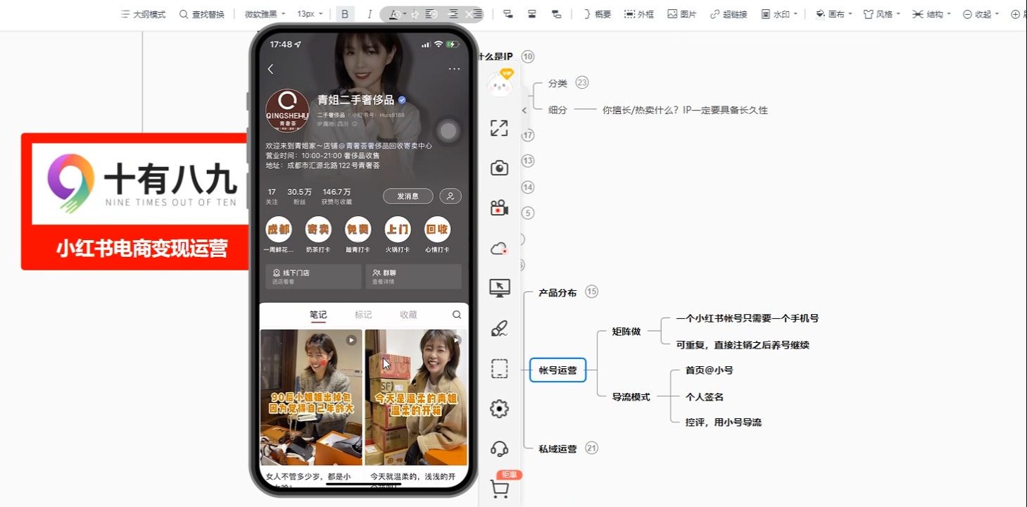 十有八九学院·新手如何从0-1玩转红薯店铺-89网创