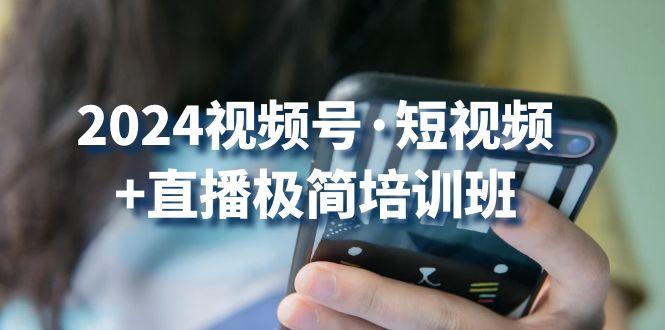 2024视频号·短视频+直播极简培训班：抓住视频号风口，流量红利-89网创
