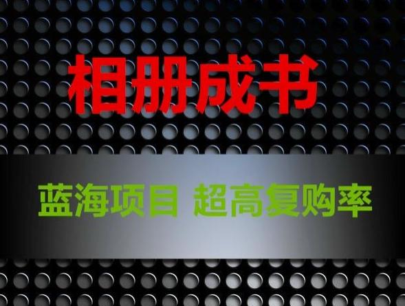 相册成书，蓝海项目，认真操作月入过万【揭秘】-89网创