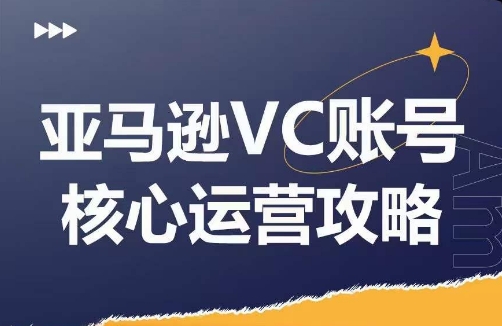 亚马逊VC账号核心玩法解析，实战经验拆解产品模块运营技巧，提升店铺GMV，有效提升运营利润-89网创
