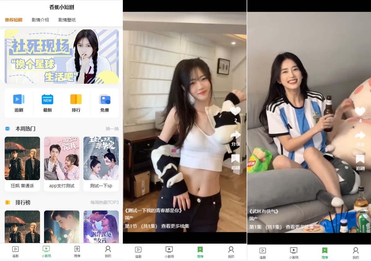(8542期)小剧场短剧影视系统源码 全开源 带支付收益+会员机制+代理推广等模式【…-89网创