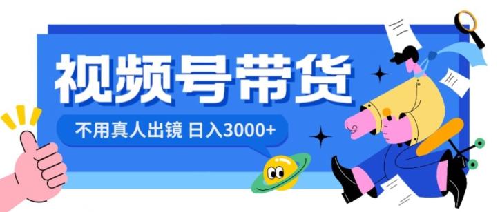 视频号带货，日入3000+，不用真人出镜-89网创